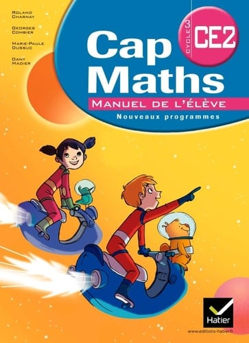 Cap maths CE2, cycle 3 manuel de l'élève