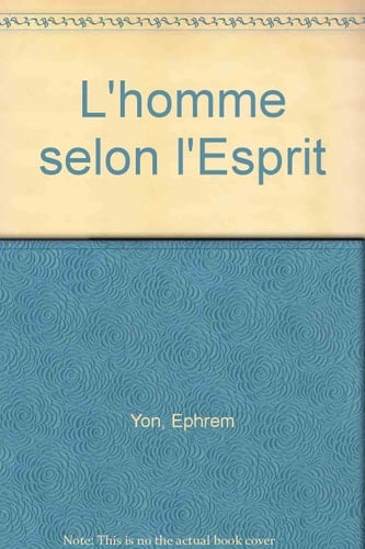 L'homme selon l'Esprit