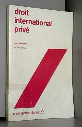 Droit international privé: 4e année