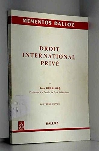 Droit international privé