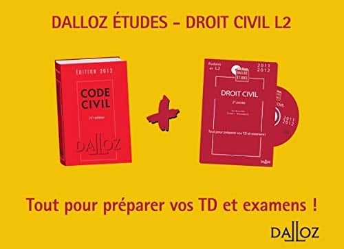 Dalloz Etudes, Droit civil L2 Tout pour préparer vos TD et examens !