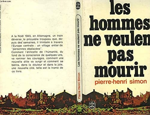 Les hommes ne veulent pas mourir roman