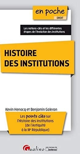 Histoire des institutions