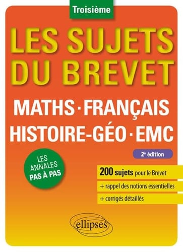 Mathématiques, Français, Histoire-Géographie, EMC 3e Nouveaux programmes et épreuves