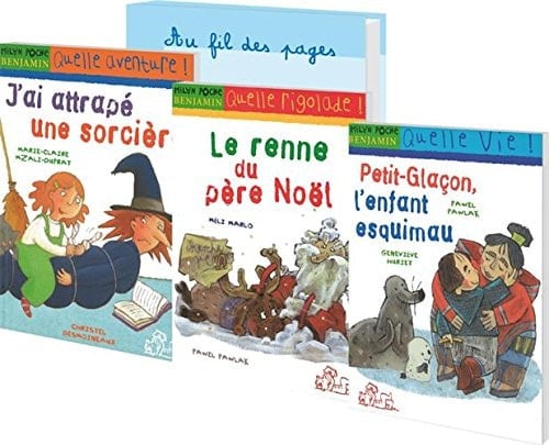 Milan Benjamin 12 x 3 romans pour la classe : J'ai attrapé une sorcière ; Le renne du père Noël ; Petit-Glaçon, l'enfant esquimau
