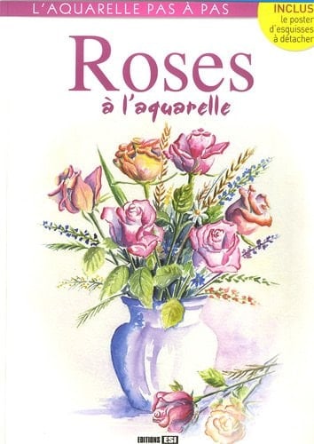 Roses à l'aquarelle