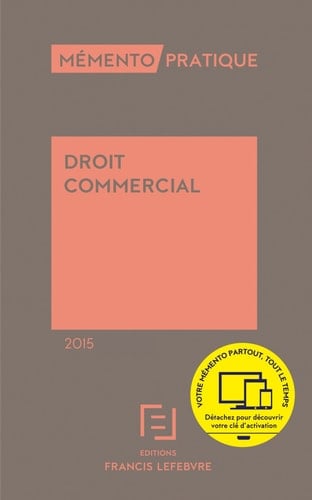 Droit commercial, 2015