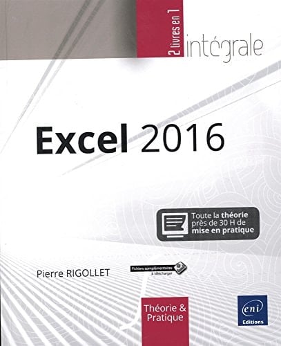 Excel 2016 L'intégrale