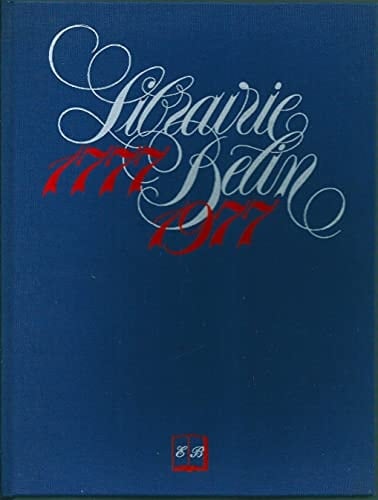 Librairie Belin, 1777-1977