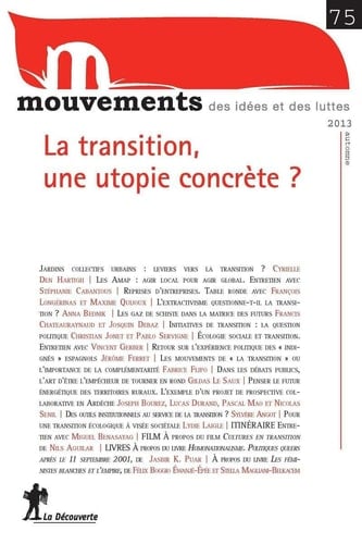 La transition, une utopie concrète?