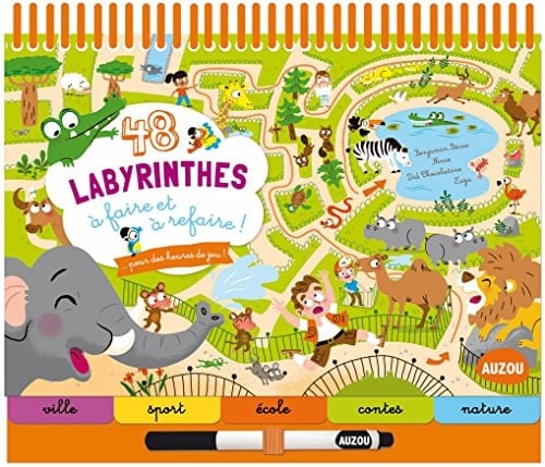 48 labyrinthes à faire et à refaire !