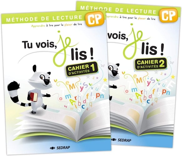 Tu vois, je lis ! CP 2 volumes : cahier d'activités 1 et 2