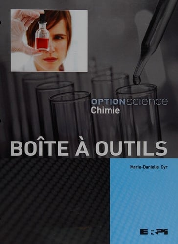 Option science 3e année du 2e cycle du secondaire. Chimie