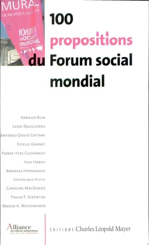 100 propositions du Forum social mondial