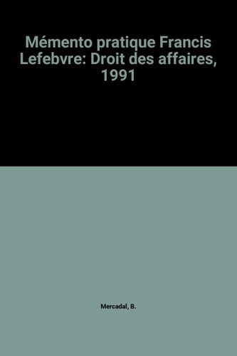 Droit des affaires 1991