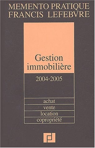 Gestion immobilière 2004-2005