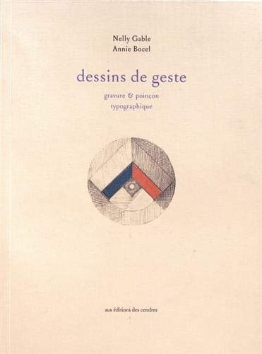 Dessins de geste gravure et poinçon typographique