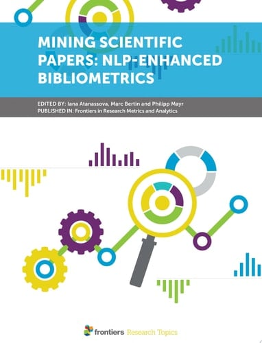 Mining Scientific Papers: NLP-enhanced Bibliometrics