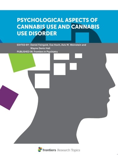 Psychological Aspects of Cannabis Use and Cannabis Use Disorder