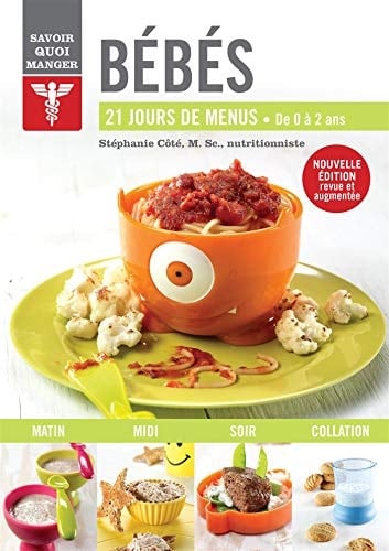 Bébés 21 jours de menus