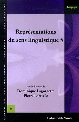 Représentations du sens linguistique 5