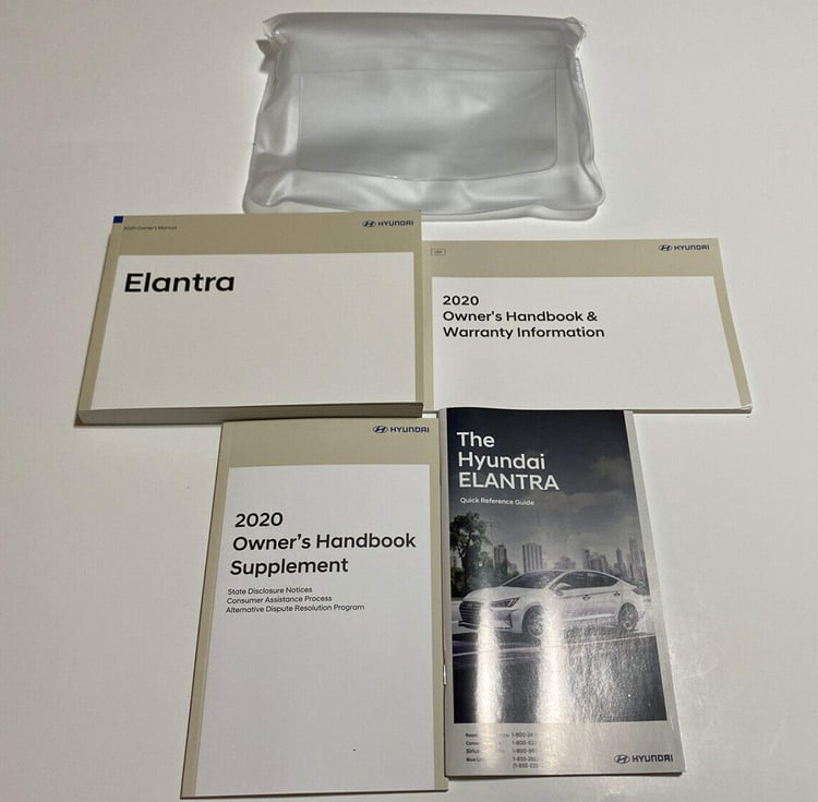 2020 Hyundai Elantra Owners Manual