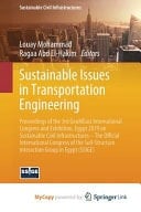 Sustainable Issues in Transportation Engineering - Proceedings of the 3rd GeoMEast International Congress and Exhibition, Egypt 2019 on Sustainable Civil Infrastructures - the Official International Congress of the Soil-Structure Interaction Group in Egypt (SSIGE)