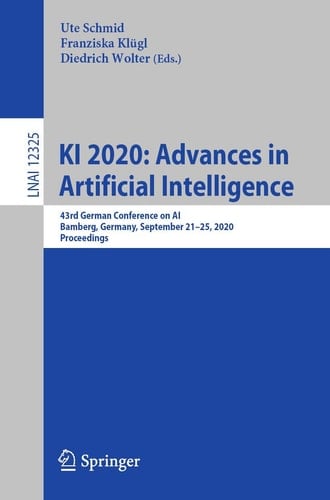 KI 2020: Advances in Artificial Intelligence 43rd German Conference on AI, Bamberg, Germany, September 21–25, 2020, Proceedings