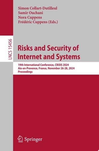 Risks and Security of Internet and Systems