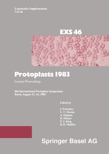 Protoplasts 1983 Lecture Proceedings