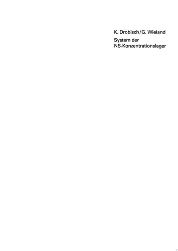 System der NS-Konzentrationslager 1933–1939