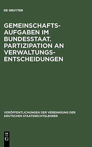 Gemeinschaftsaufgaben im Bundesstaat