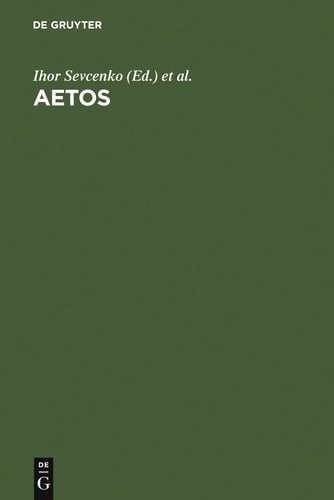AETOS Studies in Honour of Cyril Mango presented to him on April 14, 1998