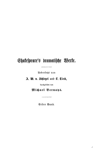 König Johann. König Richard der Zweite. König Heinrich der Vierte, erster Theil