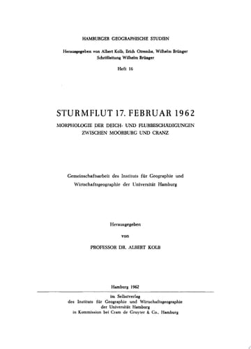 Sturmflut 17. Februar 1962