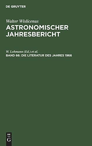 Die Literatur des Jahres 1966