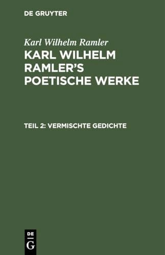 Vermischte Gedichte