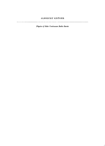 Physics of Solar Continuum Radio Bursts