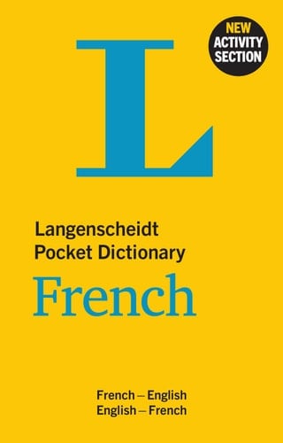 LANGENSCHEIDT POCKET DICTIONARY FRENCH.