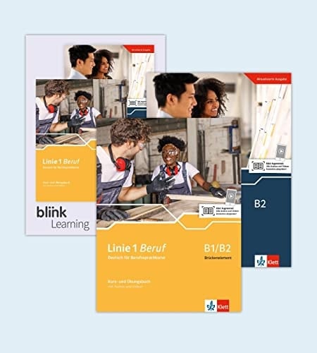 Linie 1 Beruf B1/B2 und B2 - Media Bundle Deutsch für Berufssprachkurse. Kurs- und Übungsbücher zu B1/B2 und B2 mit Audios/Videos inclusive Lizenzcode