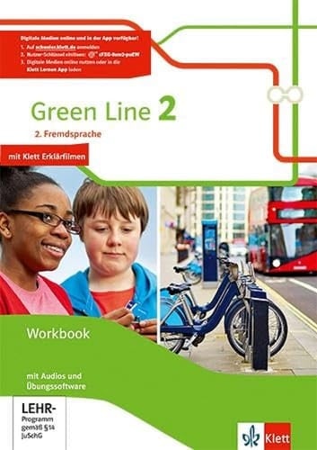 Green Line - 2. Fremdsprache Workbook mit Audio-CDs und Übungssoftware / von Wolfgang Funk, Geraldine Greenhalgh, Kathryn Harper, Jon Marks, Alison Wooder