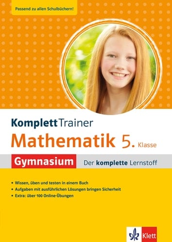 Klett KomplettTrainer Gymnasium Mathematik 5. Klasse Der komplette Lernstoff