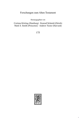 Studien zum Buch Genesis