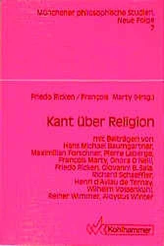 Kant über Religion (Münchener philosophische Studien) (German Edition)
