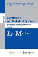 Biomimetic and Biohybrid Systems Third International Conference, Living Machines 2014, Milan, Italy, July 30--August 1, 2014, Proceedings
