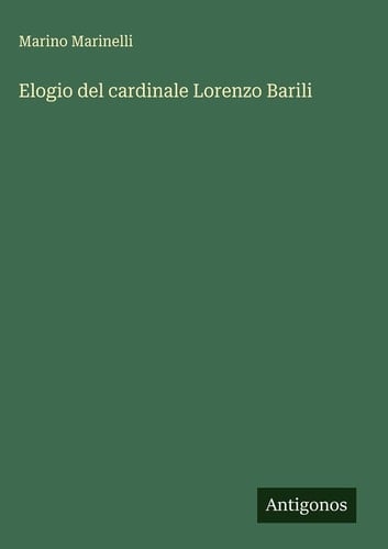 Elogio del cardinale Lorenzo Barili