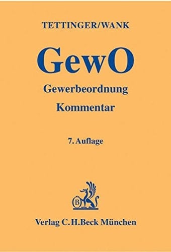 Gewerbeordnung Kommentar