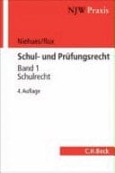 Schul- und Prüfungsrecht Schulrecht