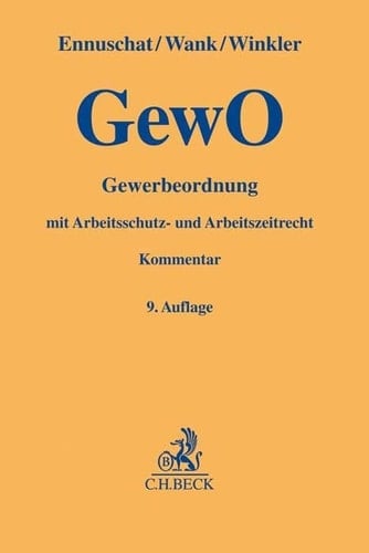 Gewerbeordnung Kommentar