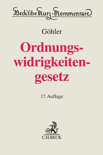 Gesetz über Ordnungswidrigkeiten